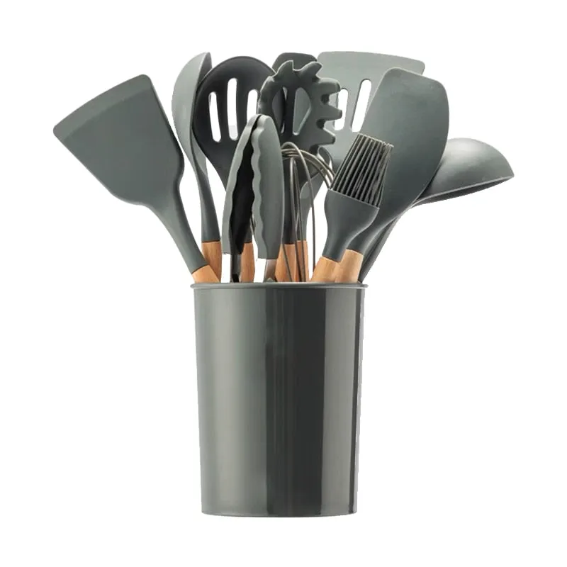 12 Piece Silicone Utensil Set