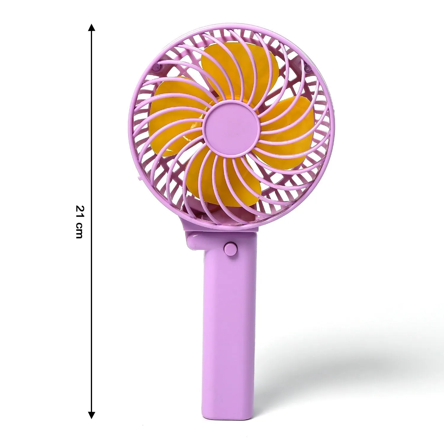 7604 Portable Mini handy Fan & Personal Table Fan | Rechargeable Battery Operated Fan Suitable for Kids, Women, Makeup Artist, Home Office (Battery Not Include)