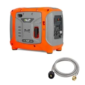 ALP 1000W Propane Portable Generator with Conversion Hose ALPG-OG-HCombo