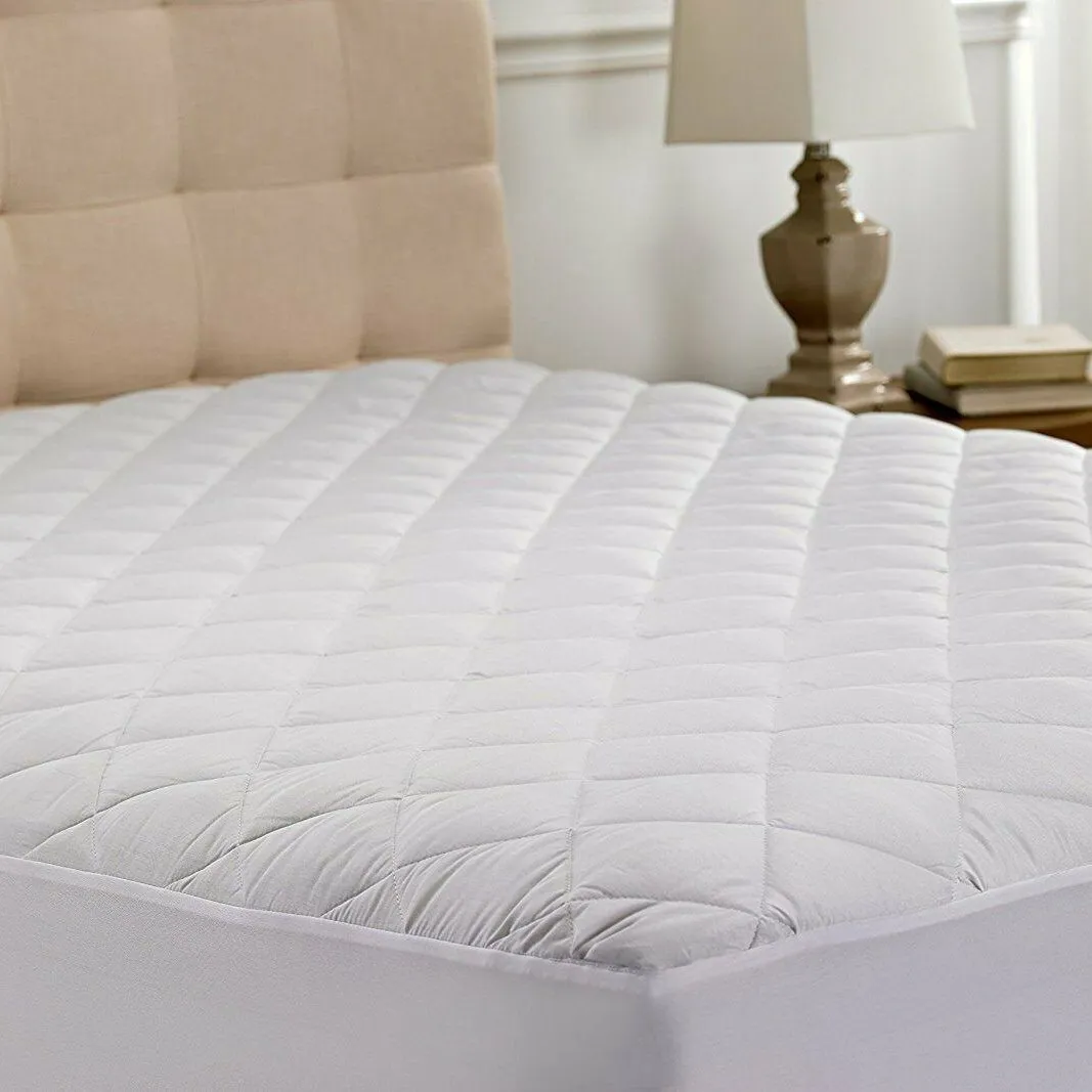 Beauty Sleep Ultra Soft Quilted Mattress Pad Hypoallergenic