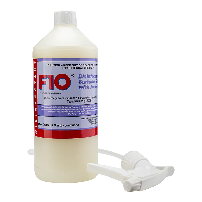 F10 Disinfectant Surface Spray with Insecticide 1L