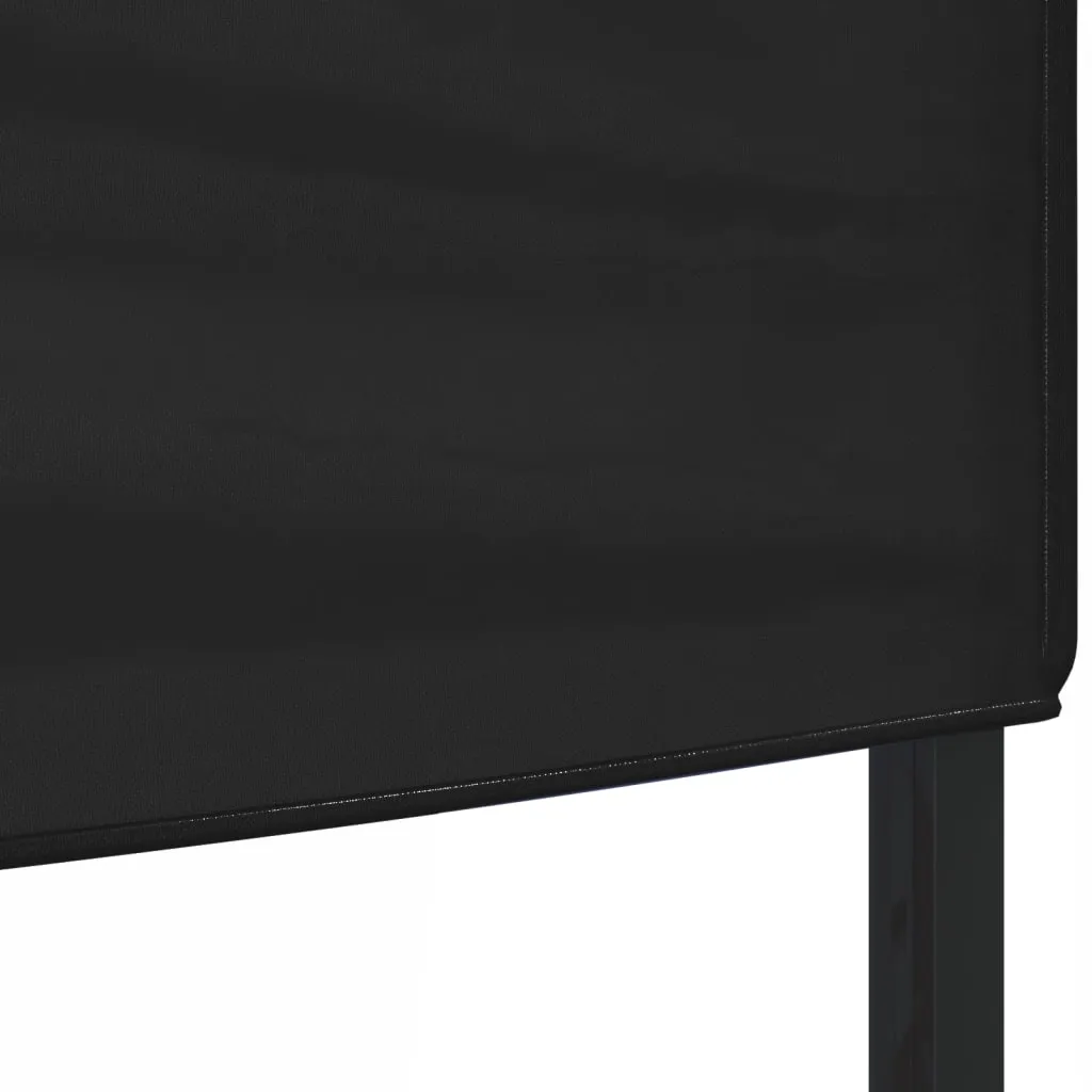 Folding Party Tent Black 2x2 m