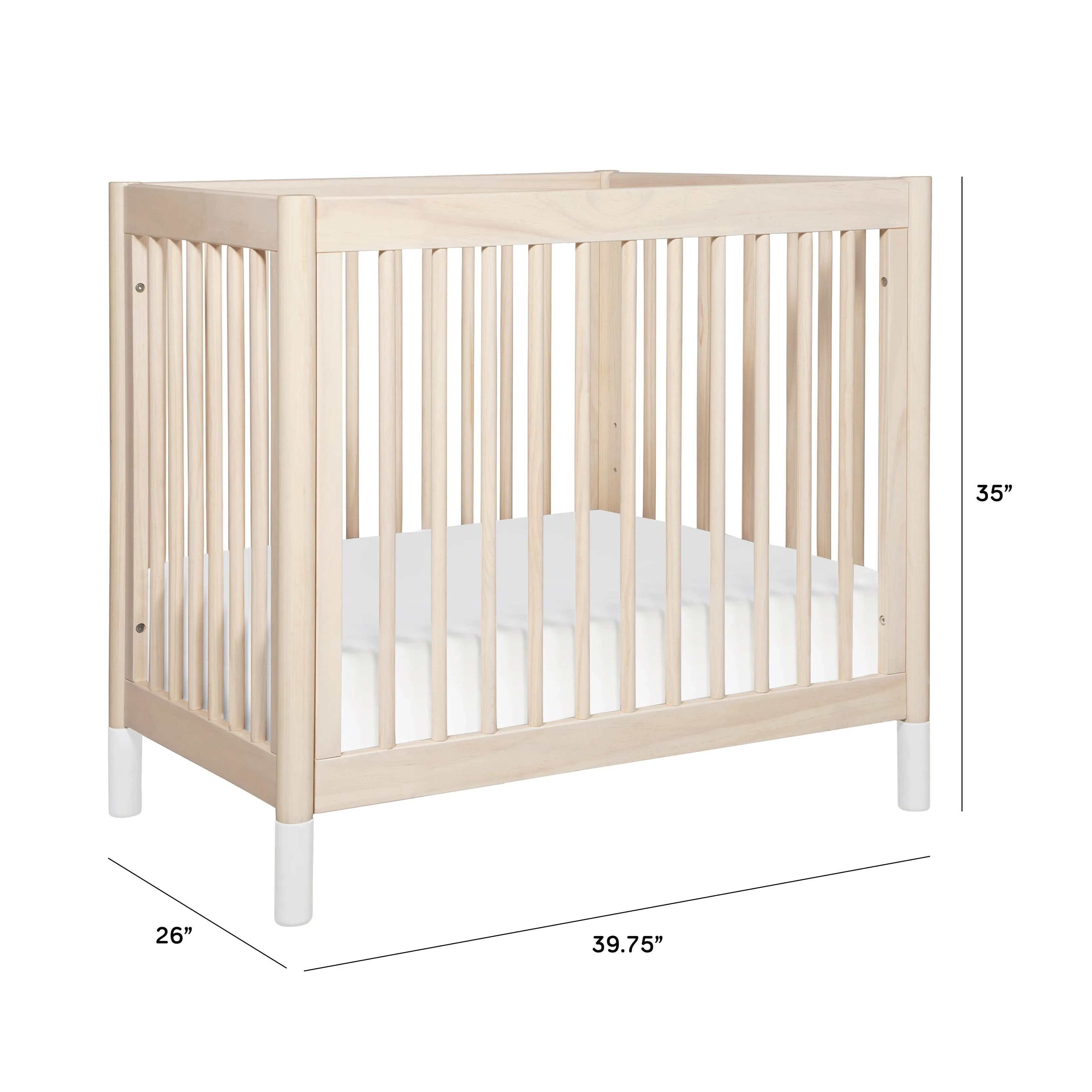 Gelato 4-in-1 Convertible Mini Crib