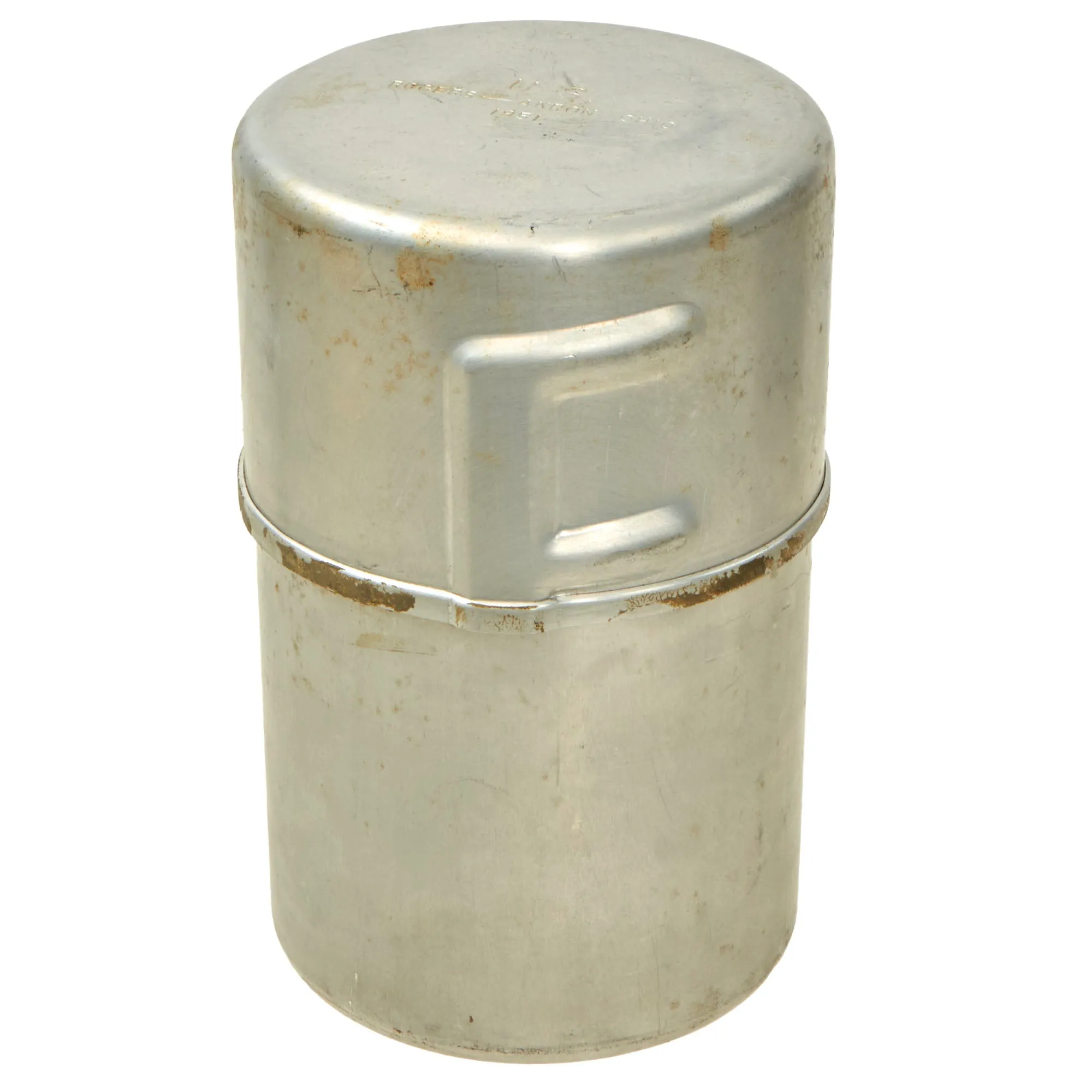 Original Vietnam War U.S. Issue Rogers Gasoline Camp Stove in Bayonet "F" Canister with Original Manual - Dated 1951 & 1964