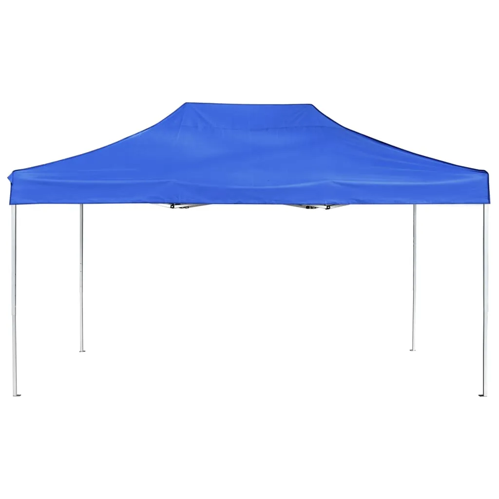 Professional Folding Party Tent Aluminium 4.5x3 m Blue