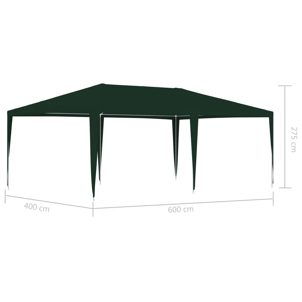 Professional Party Tent 4x6 m Green 90 g/m²