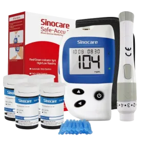 Sinocare Safe Accu2 Blood Glucose Monitor Set