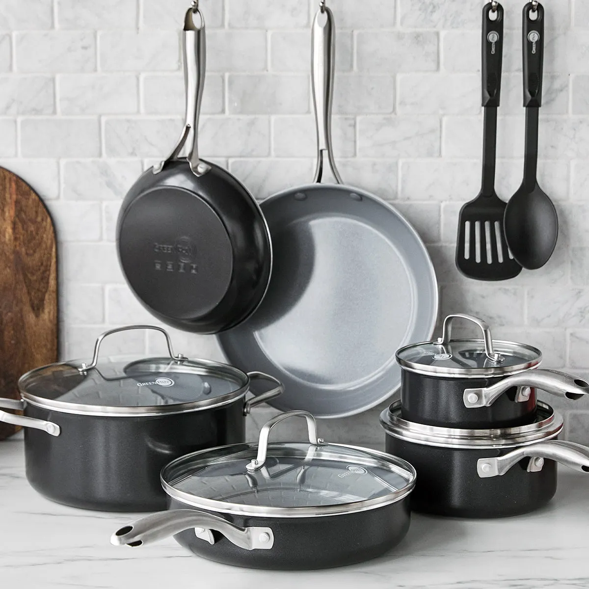 Swift Ceramic Nonstick 12-Piece Cookware Set