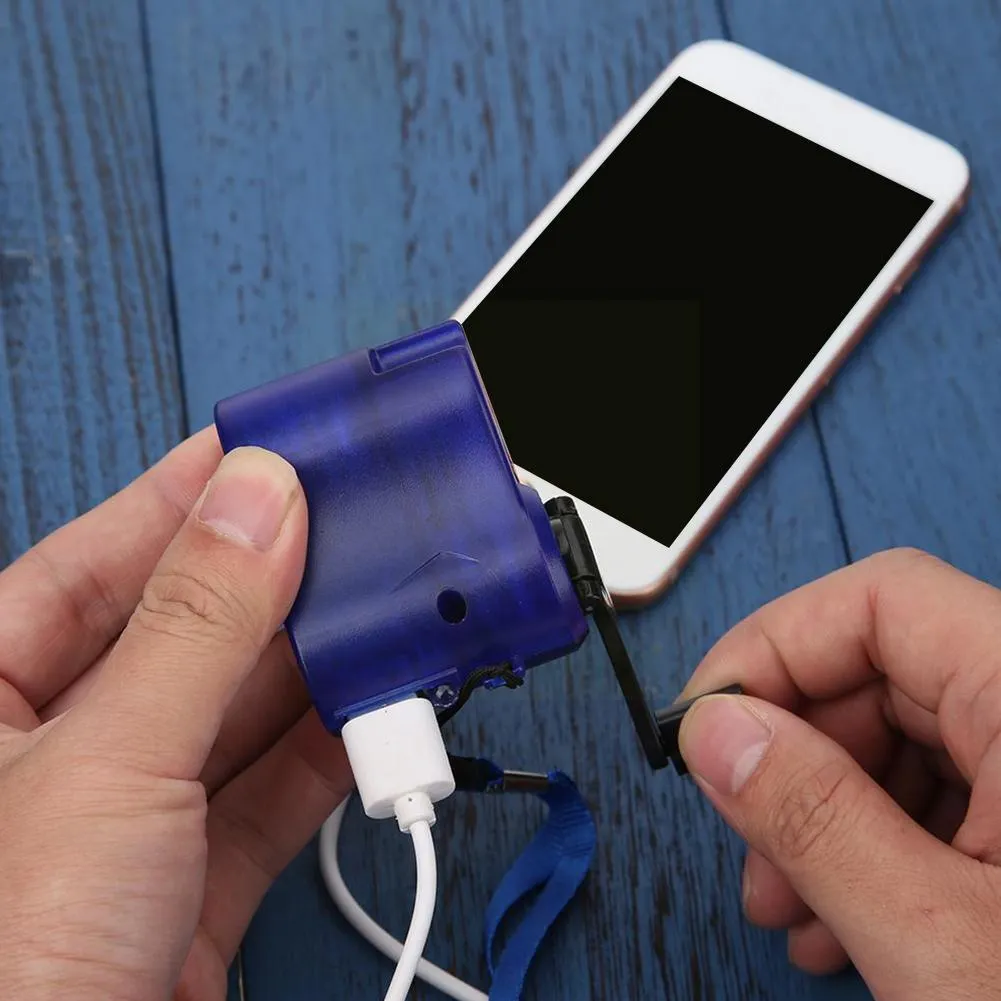 USB Emergency Manual Phone Charger