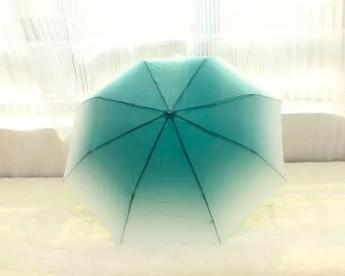 UV40  Gradient Color Folding Umbrella